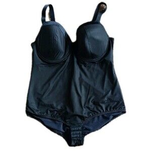 Ulla Popken Shapewear Size 42C Black Womens Plus Size Bodyform Underwire